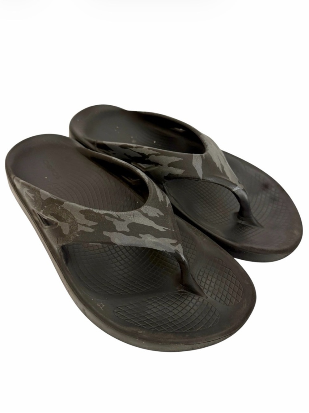 OOFOS OOriginal Thong Flip Flop Sandals Camo Comfort Recovery Unisex M9 W11